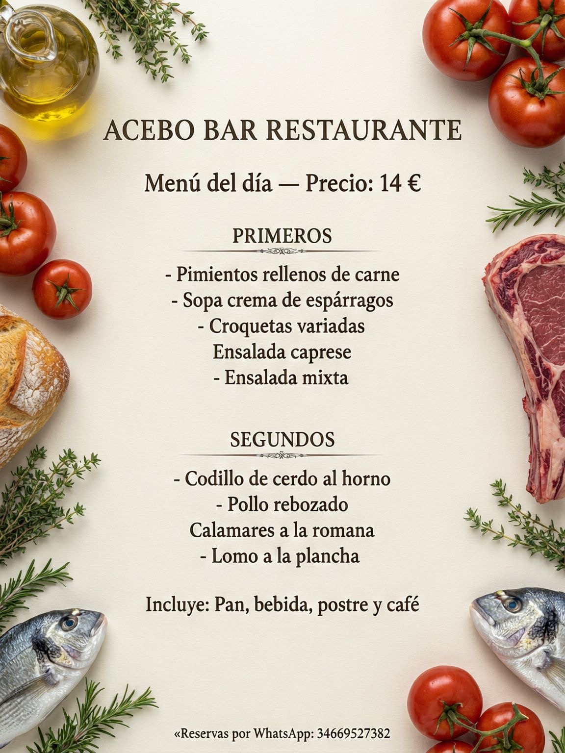 Estilo de menú: Producto / mercado
